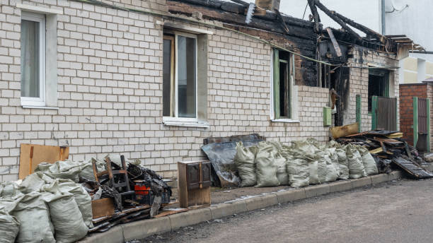 Professional Emergency Fire Cleanup technician working in Gibson Island, MD